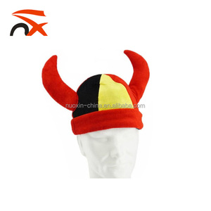 Customt Bélgica bandera Color <span class=keywords><strong>loco</strong></span> <span class=keywords><strong>carnaval</strong></span> <span class=keywords><strong>sombrero</strong></span> para los aficionados al fútbol - Product Image 4