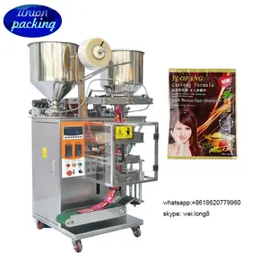 Full Automatic Hair Dye color Shampoo pouch packing machine