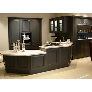 Da cucina shenzhen grano di legno MDF armadio da cucina economici - Product Image 1