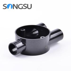 Boîte de jonction électrique ronde à quatre voies intégrée en PVC ignifuge de tailles personnalisées CE - Product Image 5