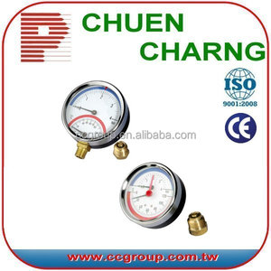 80มิลลิเมตรล่างหรือด้านหลังภูเขาเทอร์โม MANOMETER - Product Image 2