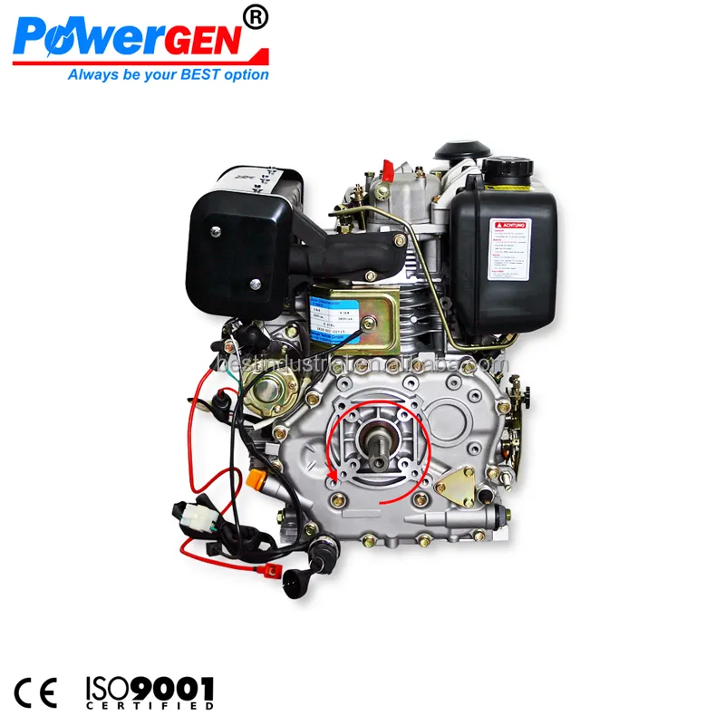 Best seller POWERGEN 10 4-tempos Refrigerado A Ar Do Motor Diesel Único Cilindro HP