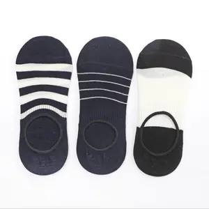 Benutzer definiertes Logo Günstige Großhandel Unsichtbare Socken Frauen Sommer Atmungsaktive Low Cut Socken Klassische Schwarz Weiß Grau Männer No Shows Socken