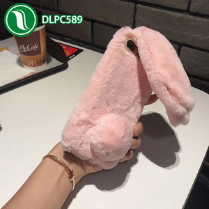 Étui pour téléphone portable, housse pour ipone <span class=keywords><strong>8</strong></span>, étui duveteux, oreilles de lapin de dessin animé, usine chinoise - Product Image 6
