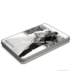 Đồng Bằng Kim Loại Ảnh Tin Box/Tùy Chỉnh Bưu Thiếp Trường Hợp - Product Image 2
