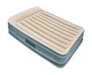 Bestway 67534 grand lit surélevé chambre lit à air pompe intégrée gonflable intérieur matelas pneumatique superposé lit