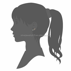 <span class=keywords><strong>Oro</strong></span> rosa <span class=keywords><strong>de</strong></span> 18K pulido Screwback niños bebé adulto segundo Piercing Stud pendientes - Product Image 4