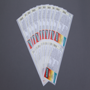 Etiqueta adhesiva de doble cara para botella de Gel impresa a prueba de agua personalizada superventas - Product Image 6