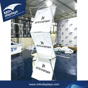 Portable En Aluminium Tissu <span class=keywords><strong>3D</strong></span> Affichage Pop-up Pliant <span class=keywords><strong>Stand</strong></span> D'exposition pour le Salon Commercial - Product Image 2