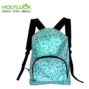 Moda más nuevo fácil poliéster ligero portátil senderismo viaje compras <span class=keywords><strong>de</strong></span> nylon plegable mochila - Product Image 3