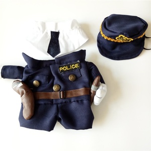 2019 vendita calda divertente cane gatto polizia costume vestiti pet moda decorazione Halloween natale compleanno pet dog cat polic costume - Product Image 3