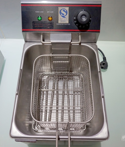 In Acciaio Inox per Uso Professionale di Piccola Dimensione Portatile Mini Elettrica Friggitrice - Product Image 3