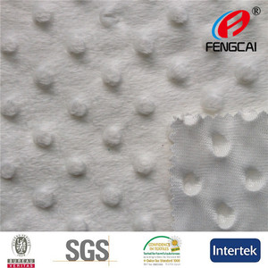 porcellana produttore professionale in super soft oeko <span class=keywords><strong>tex</strong></span> 100 coccolare fossetta minky dot tessuto per bambini vestiti - Product Image 1