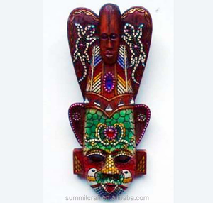 8 pulgadas 3d customzied resina áfrica tribal máscaras decoración <span class=keywords><strong>de</strong></span> <span class=keywords><strong>la</strong></span> pared - Product Image 1