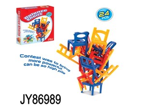 Sillas Apilables, Juego de Mesa Familiar, Juguetes de Equilibrio para Niños - Product Image 6