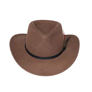 <span class=keywords><strong>Sombrero</strong></span> <span class=keywords><strong>de</strong></span> <span class=keywords><strong>Vaquero</strong></span> Plegable para <span class=keywords><strong>Hombre</strong></span>, 100% Fieltro <span class=keywords><strong>de</strong></span> <span class=keywords><strong>Lana</strong></span>, Resistente al Pliegue - Product Image 6