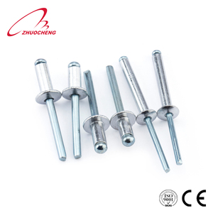 <span class=keywords><strong>Remache</strong></span> Ciego de Acero Inoxidable SS316 de 6 mm, Estándar DIN, Color Zinc, Acabado Brillante, Marca Zhuocheng, Modelo 7337, Uso en Instrumentos, ISO9001 - Product Image 3