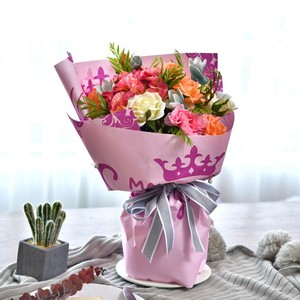 Shinewrap <span class=keywords><strong>Couronne</strong></span> Conception Cadeau Papier <span class=keywords><strong>de</strong></span> soie Emballage <span class=keywords><strong>Fleuriste</strong></span> Fleur Bouquet Matériaux D'emballage - Product Image 4