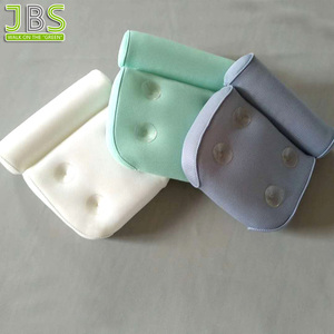 Anti-Bacterial Durable Bath Tub Pillow Fits Any Tub and Sticks