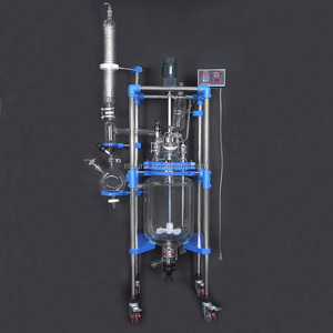 Laboratorio disillation estándar con camisa de vidrio reactor - Product Image 2