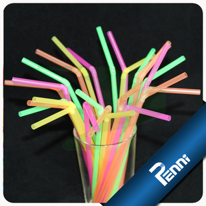 Cannucce Flessibili a Spirale in Plastica Colorate Monouso per Succhi e Decorazioni - Product Image 1