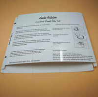 Boîte carrée en papier kraft recyclé écologique avec impression quadricolore et gaufrage pour emballage à emporter