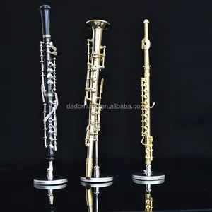Mini clarinet art gild decoration musical instruments art