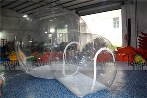 Diseño de moda claro inflable cúpula cápsula casa <span class=keywords><strong>tienda</strong></span> de <span class=keywords><strong>campaña</strong></span> al aire libre - Product Image 2