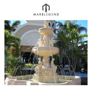<span class=keywords><strong>Fontana</strong></span> d'Acqua in Marmo Naturale con Scultura <span class=keywords><strong>da</strong></span> <span class=keywords><strong>Giardino</strong></span> per Esterni in Vendita - Product Image 2