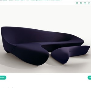 Muebles de media consola para el hogar, sistema de forma de Luna, moderna y moderna, silla de ocio - Product Image 3
