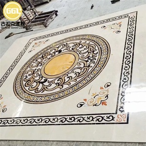 <span class=keywords><strong>Piastrelle</strong></span> per Pavimenti in Marmo Naturale con Design Moderno, Medaglione a Getto d'Acqua per Ingressi di Ville e Hotel - Superficie Lucida - Product Image 4