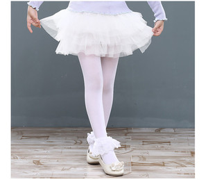 पेशेवर 6 परतों बच्चों लड़कियों Dancewear गुलाबी सफेद टूटू बैले स्कर्ट - Product Image 5