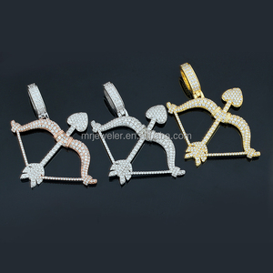 La joyería <span class=keywords><strong>de</strong></span> diseño más nuevo 18 K oro <span class=keywords><strong>Cupido</strong></span> flecha <span class=keywords><strong>de</strong></span> amor <span class=keywords><strong>de</strong></span> San Valentín colgante - Product Image 1