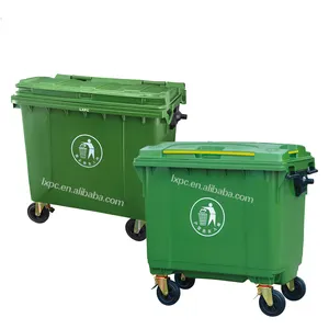 1100L große outdoor abfall müll container recycling bin L136 * W106 * H137cm