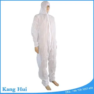 One-time anti acid chemical proof safety coverall
