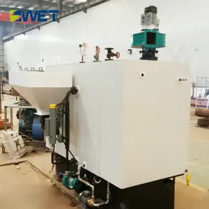 Jenis Baru 600Kg Horizontal Biomassa Pellet Kayu Boiler untuk Steam Boiler