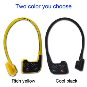 Mở nước thể thao đào tạo 1km khoảng cách FM Transmitter xương dẫn headphone Receiver với mũi Clip & Earplug Bộ - Product Image 6