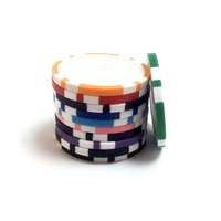 Accessoires de golf, marqueur de balle de golf personnalisé en plastique, jetons de poker, marqueur de balle