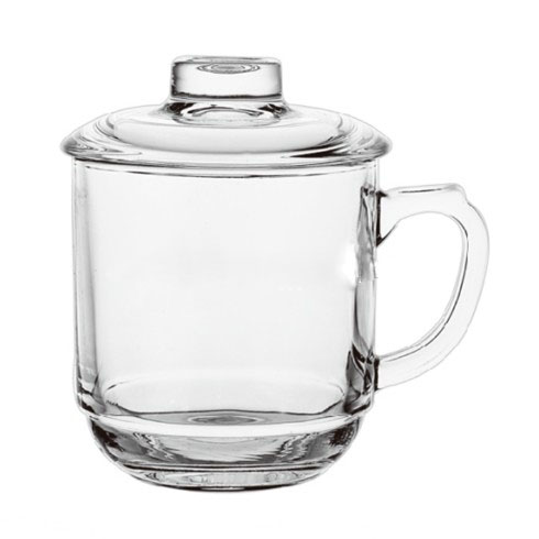 Hot Sale Promotion Glass Tea Mugs with lid for drinking Glass Coffee Mug