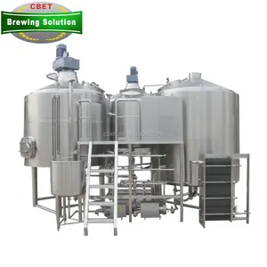 High Quality Stainless Steel Beer Brewery Equipment 1000L 2000L Semi -automatic Beer Brewing System Supplier