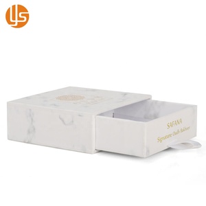 Logo personalizzato di stampa di piccolo Bianco Dei Monili di imballaggio di Carta di Piccolo Bambino Della Ragazza Del regalo scatole scatola di marmo bianco - Product Image 2