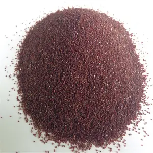 Red Sand Polishing 30-60 Mesh Red Garnet Sand For Blasting