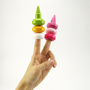 30色幼児ウォッシャブル無毒スタッカブルカラーリングベビーパームグラップフィンガークレヨン子供用 - Product Image 4