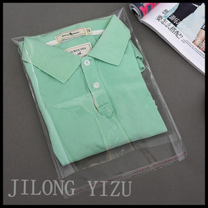 Sacs d'emballage transparents <span class=keywords><strong>en</strong></span> <span class=keywords><strong>plastique</strong></span> pour vêtements/chemises, auto-adhésifs, pour usine de vêtements - Product Image 2