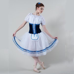 Vestido <span class=keywords><strong>de</strong></span> Princesa Clásico Blanco para Niñas, Estilo Primavera, Disfraz <span class=keywords><strong>de</strong></span> Ballet Giselle para Representaciones Escénicas - Product Image 5