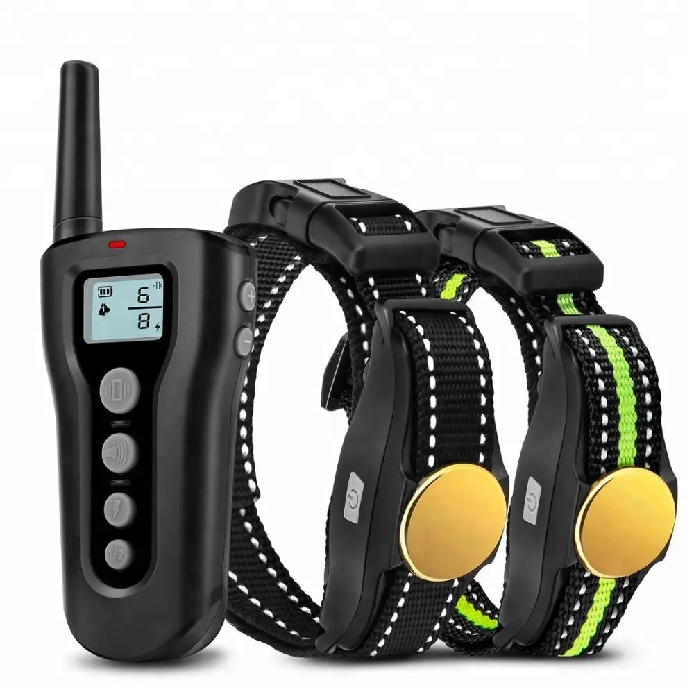 Top Selling NO Harm Dogs Shock Collar, Patpet Dog Training Bark Remote Rechargeable Waterproof Training Collar