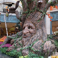 Hareketli Konuşan Animatronik Ağaç, Macera Parkları ve Kamusal Alanlar İçin Metal ve Silikon Yapılı, İç/Dış Mekan Kullanımı