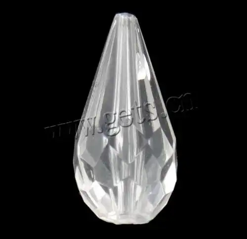 Großhandel Teardrop Transparente Acryl kristall perlen für die Schmuck herstellung 11x25mm 776300