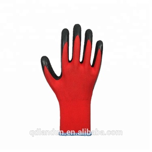 13 calibre de nylon/poliéster sin costura de punto recubierto de látex guantes de protección guantes de trabajo - Product Image 3