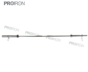 For 72' for Steel Threaded Barbell <strong>Weight</strong> <strong>Bar</strong> with Star Collar (Silver) - Product Image 3